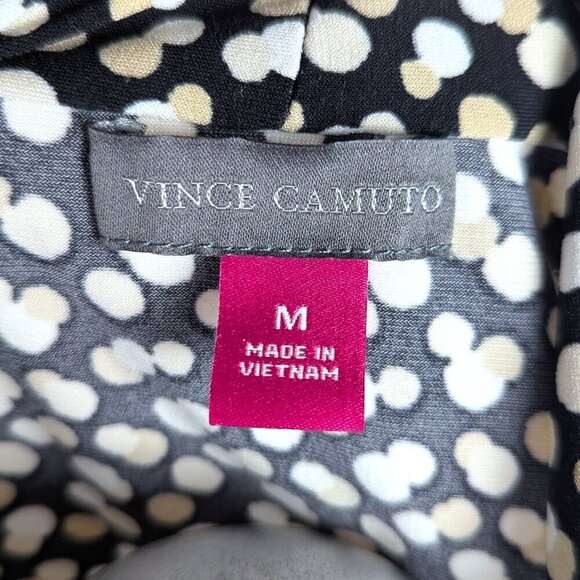 Vince Camuto Polka Dot Sleeveless Top M - Picture 6 of 6